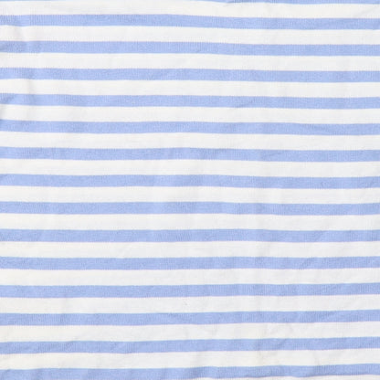H&M Girls Blue Striped  Pullover Jumper Size 11 Years  - California