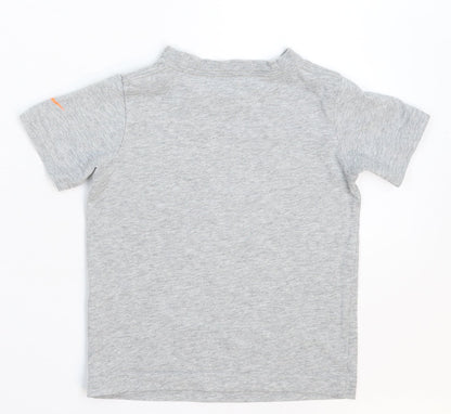 Denim & Co. Boys Grey   Basic T-Shirt Size 3-4 Years