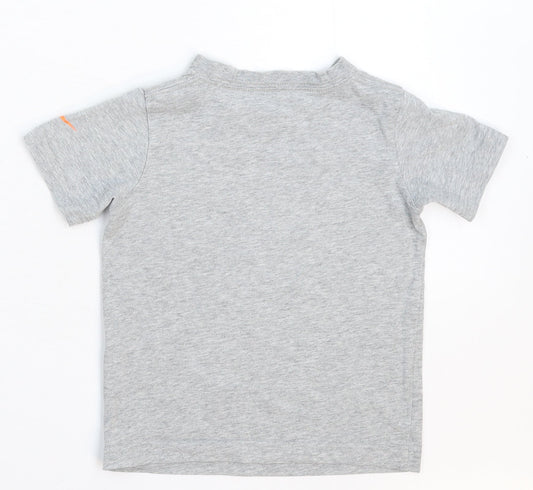 Denim & Co. Boys Grey   Basic T-Shirt Size 3-4 Years