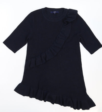 NEXT Womens Blue  Knit Pullover Jumper Size 14