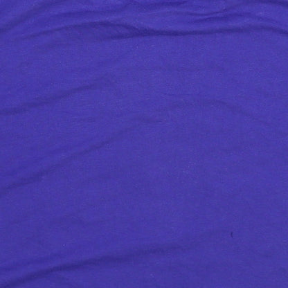 Womens UK Size L Preworn Blue Ringer T-Shirt