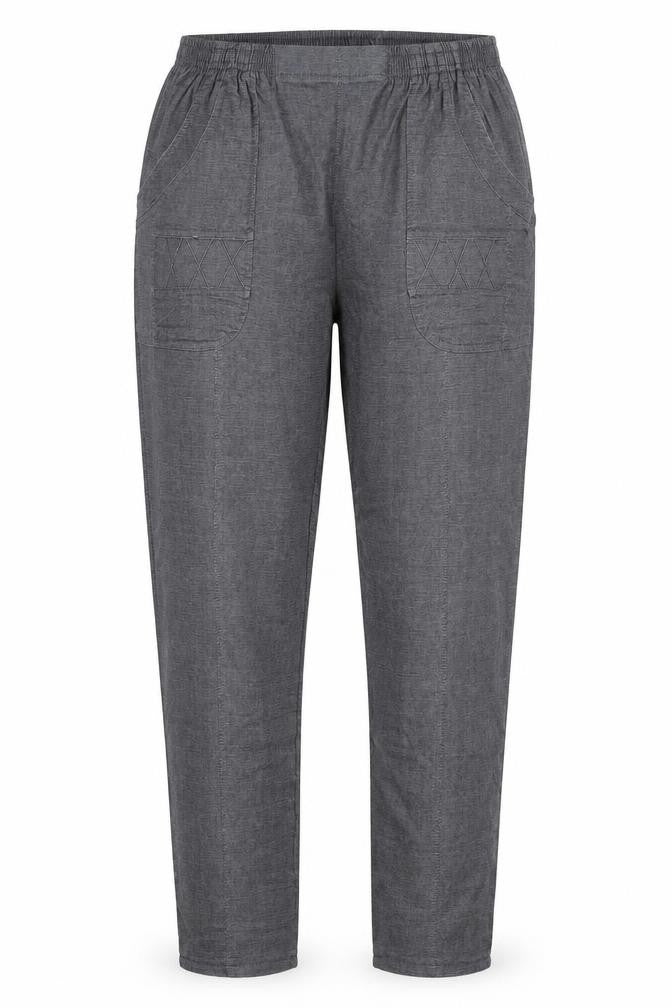 Womens UK Size 36 in Preworn Slim Fit  Grey Trousers