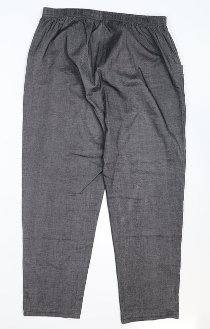 Womens UK Size 36 in Preworn Slim Fit  Grey Trousers