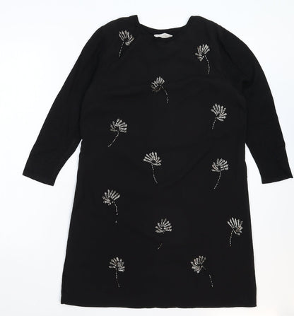 RJR.John Rocha Womens Black  Knit Mini  Size 12