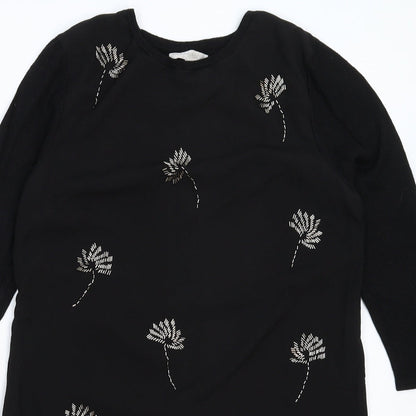 RJR.John Rocha Womens Black  Knit Mini  Size 12