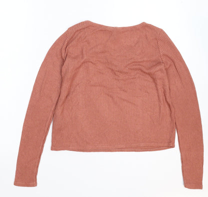 Womens UK Size XS Divided Beige Pullover Jumper