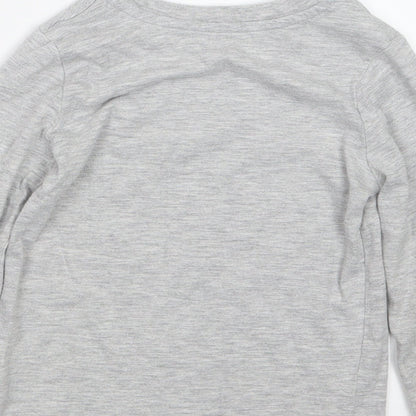 George Boys Grey Geometric   Pyjama Top Size 3-4 Years