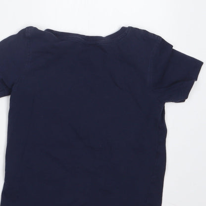 George Boys Blue   Basic T-Shirt Size 4-5 Years