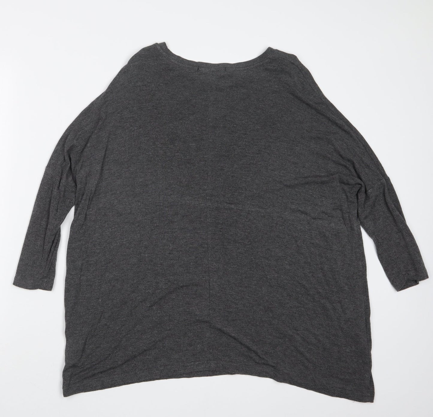 Womens UK Size 8 Atmosphere Grey Basic T-Shirt