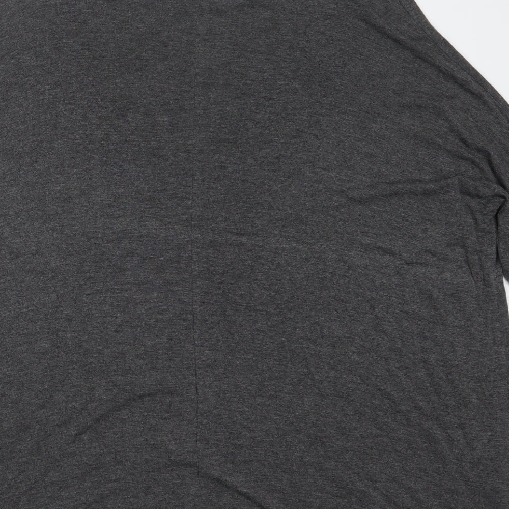 Womens UK Size 8 Atmosphere Grey Basic T-Shirt