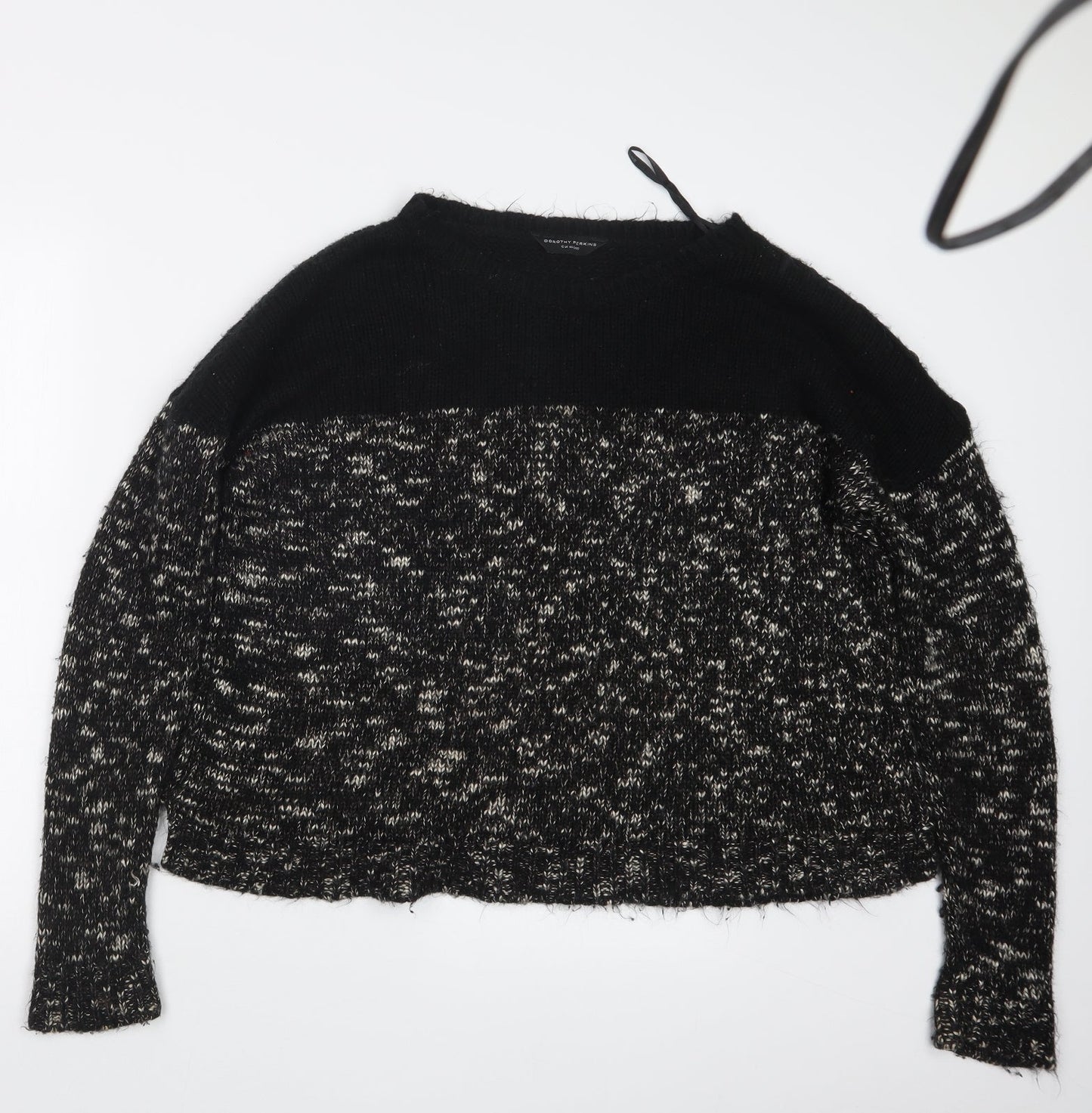 Womens UK Size 16 Dorothy Perkins Black Pullover Jumper