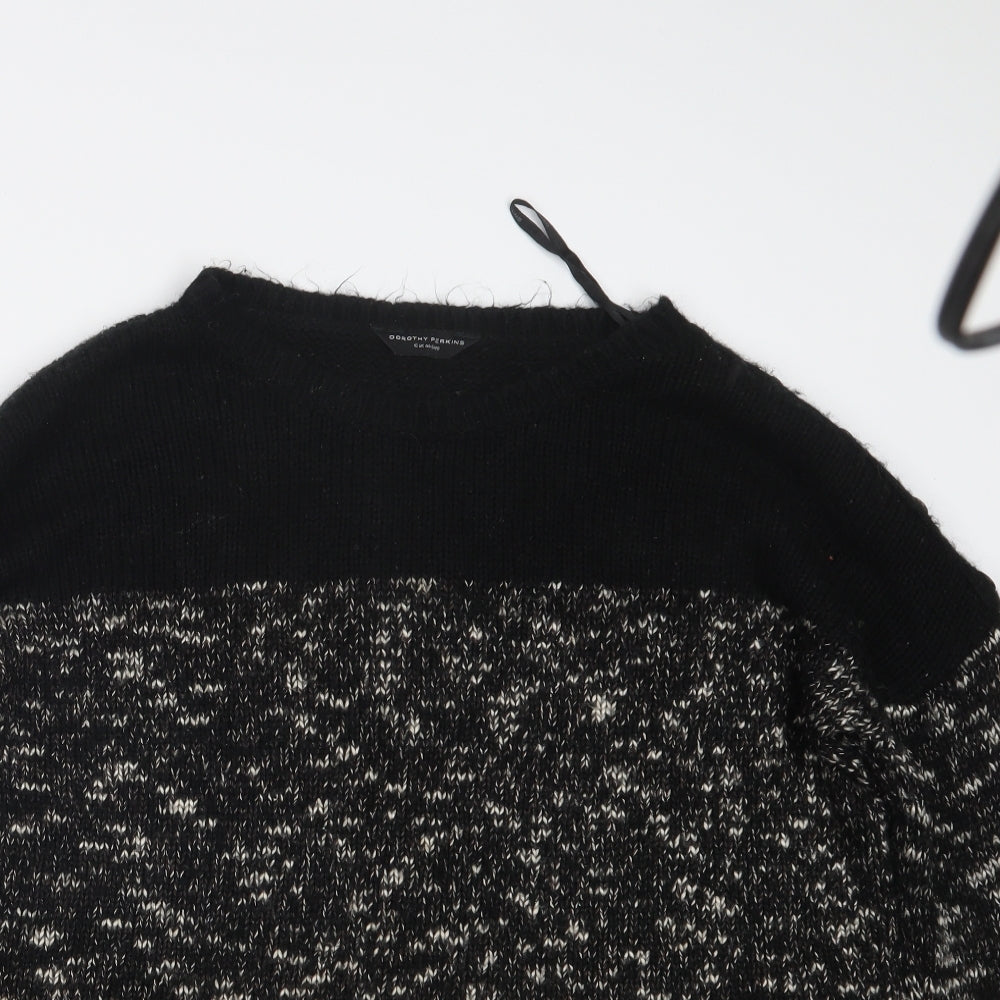 Womens UK Size 16 Dorothy Perkins Black Pullover Jumper