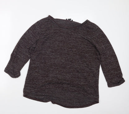 Womens UK Size 14 New Look Purple Pullover Jumper