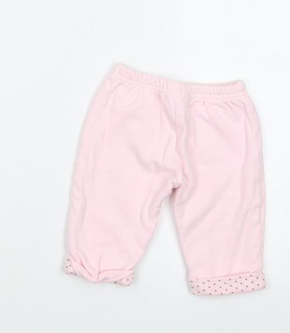 Mon Caramel Girls Pink   Jogger Trousers Size 9 Months