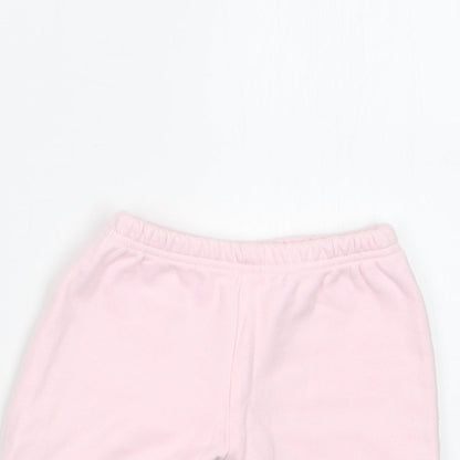 Mon Caramel Girls Pink   Jogger Trousers Size 9 Months