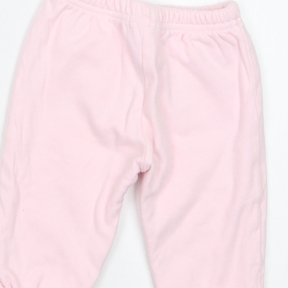 Mon Caramel Girls Pink   Jogger Trousers Size 9 Months