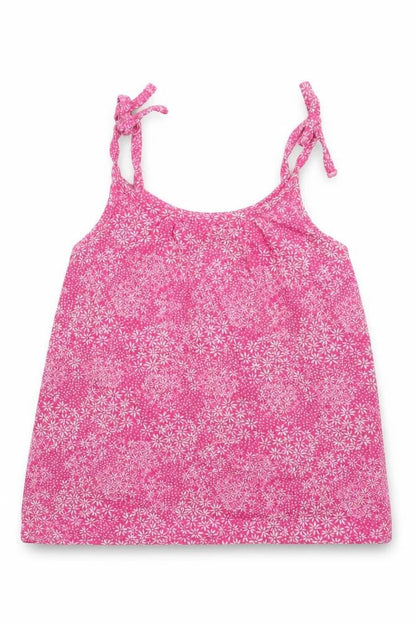 Matalan Girls Pink Geometric  Basic T-Shirt Size 4 Years