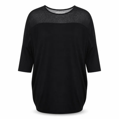 so central Womens Black   Basic T-Shirt Size XS