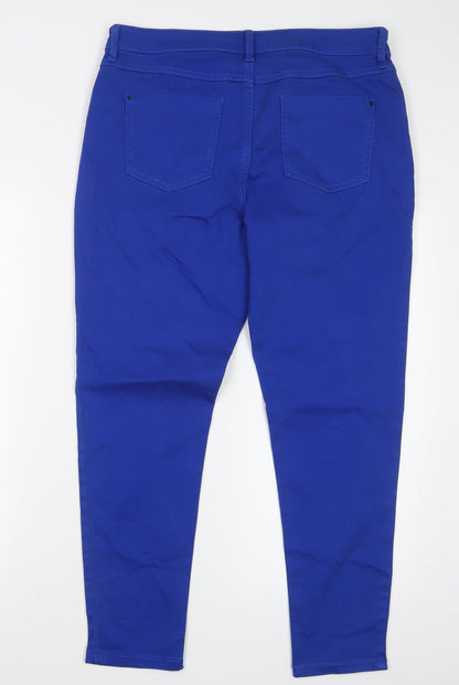 Womens UK Size 33 in Preworn Regular Fit Jegging Blue Jeans