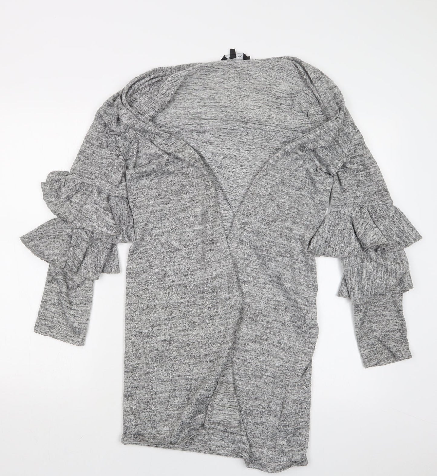 Womens UK Size S New Look Grey Cardigan Jumper