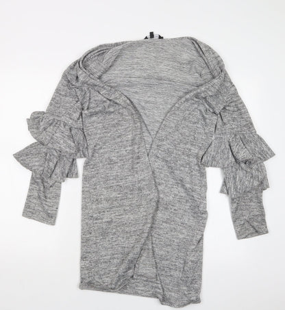 Womens UK Size S New Look Grey Cardigan Jumper