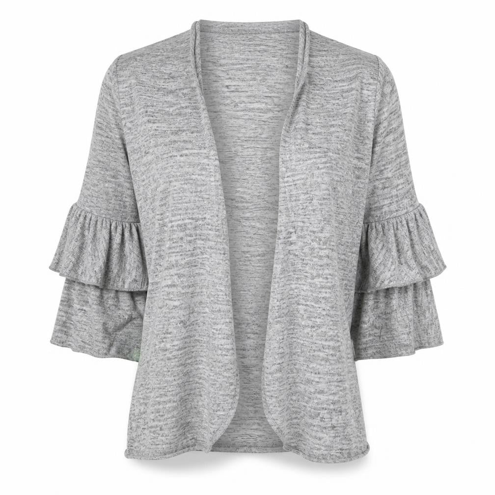 Womens UK Size S New Look Grey Cardigan Jumper