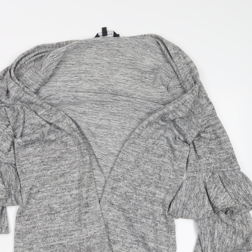 Womens UK Size S New Look Grey Cardigan Jumper