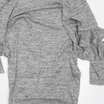 Womens UK Size S New Look Grey Cardigan Jumper