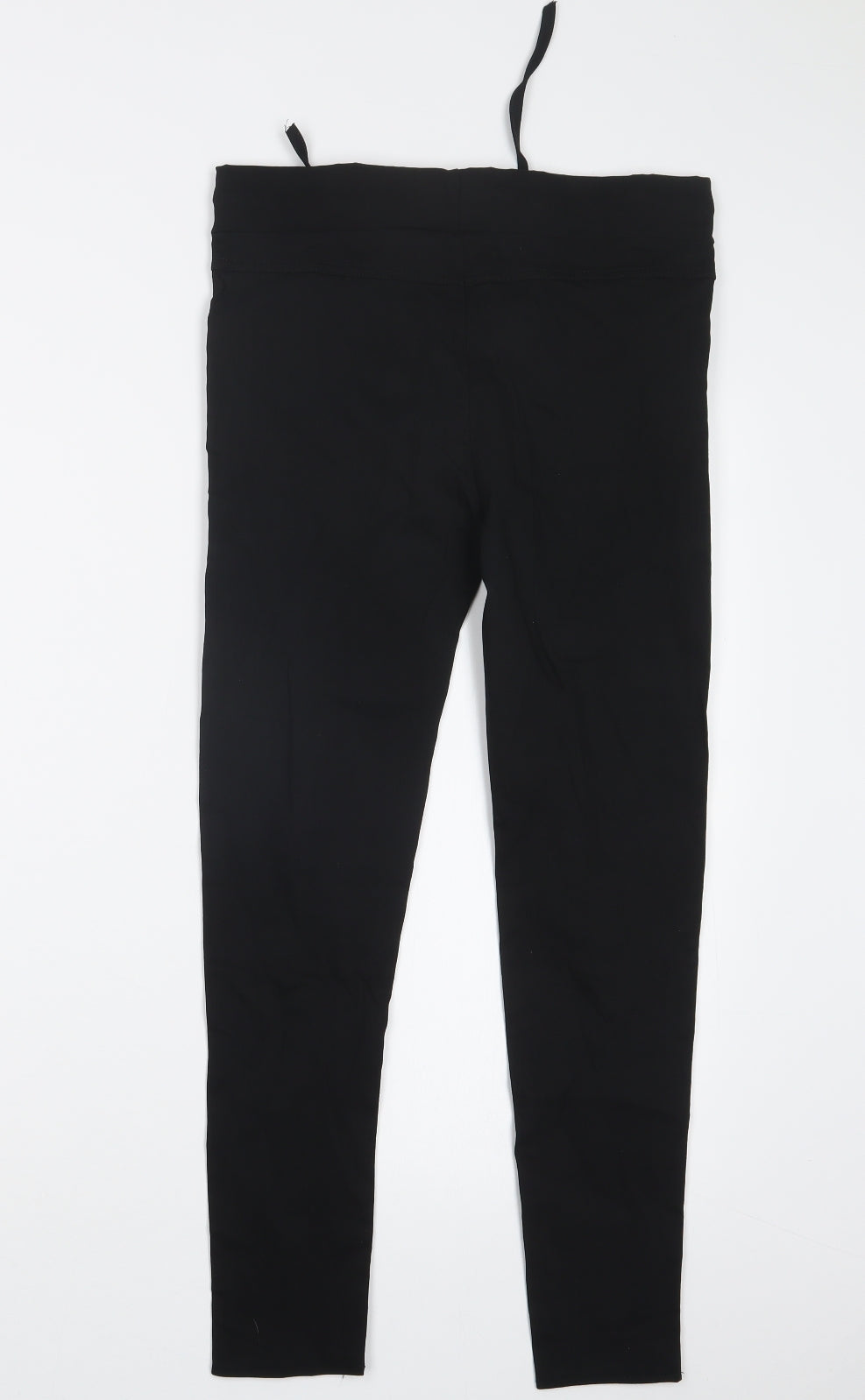 Womens UK Size M Preworn Regular Fit  Black Trousers
