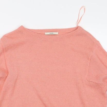 George Womens Pink  Knit Pullover Jumper Size 10