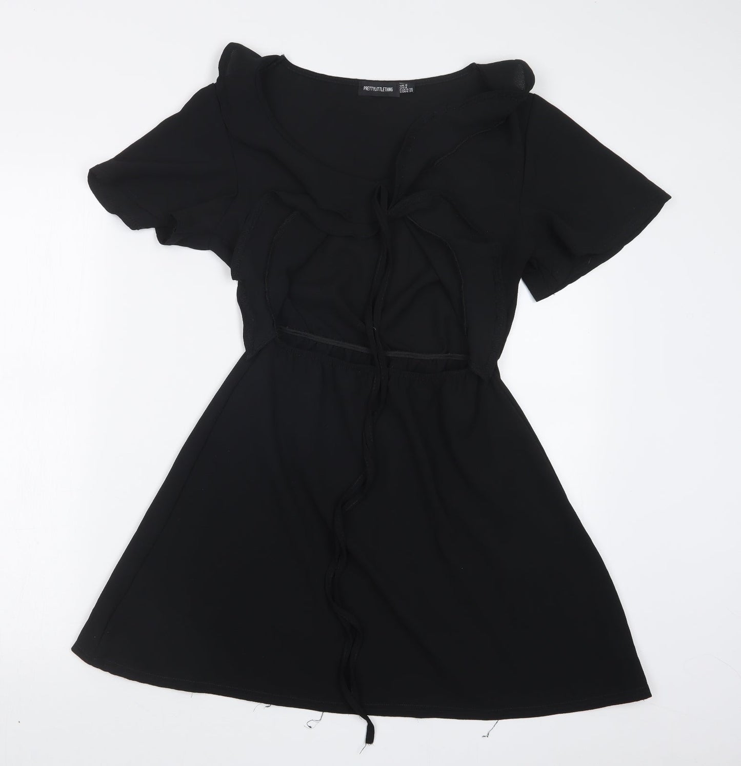 PRETTYLITTLETHING Womens Black   Mini  Size 8