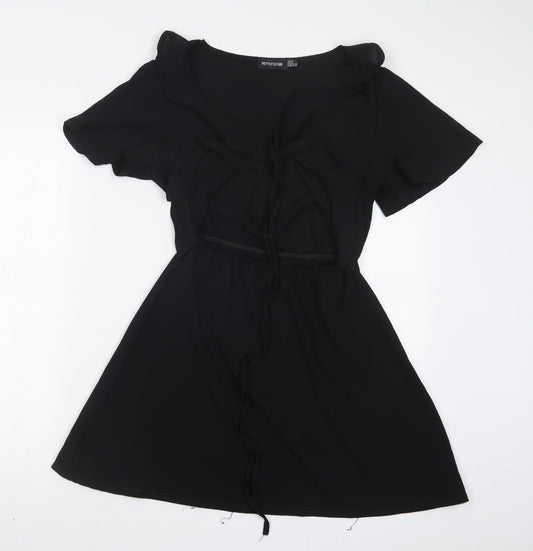 PRETTYLITTLETHING Womens Black   Mini  Size 8