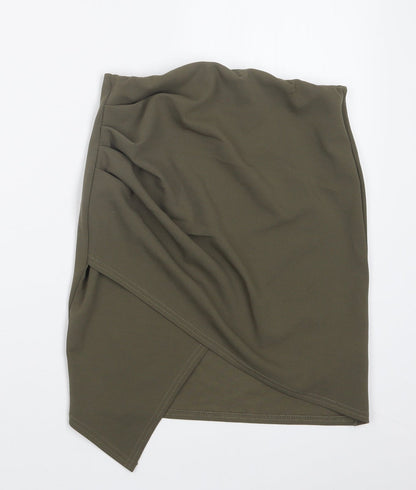 Nasty Gal Womens Green   Straight & Pencil Skirt Size 10
