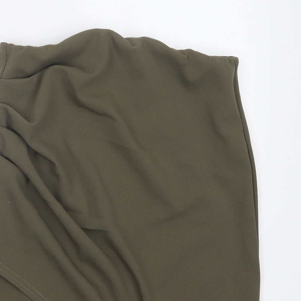 Nasty Gal Womens Green   Straight & Pencil Skirt Size 10