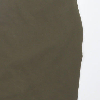 Nasty Gal Womens Green   Straight & Pencil Skirt Size 10