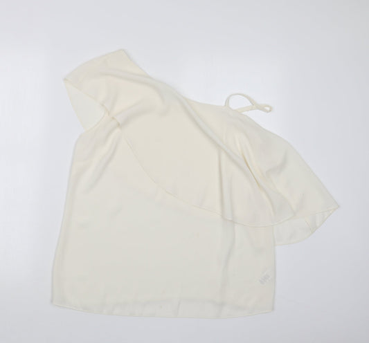 George Womens Ivory   Basic Blouse Size 12