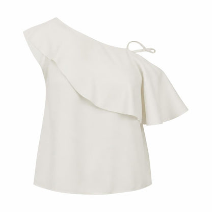 Womens UK Size 12 George Ivory Basic Blouse