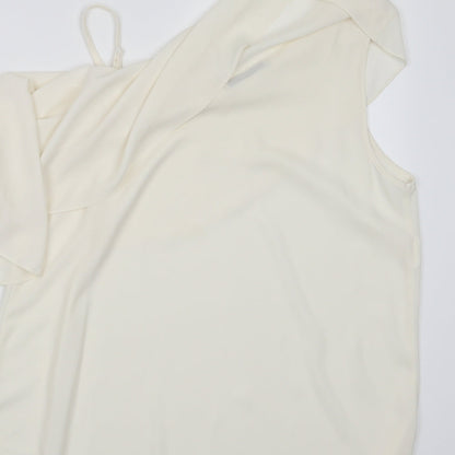 George Womens Ivory   Basic Blouse Size 12