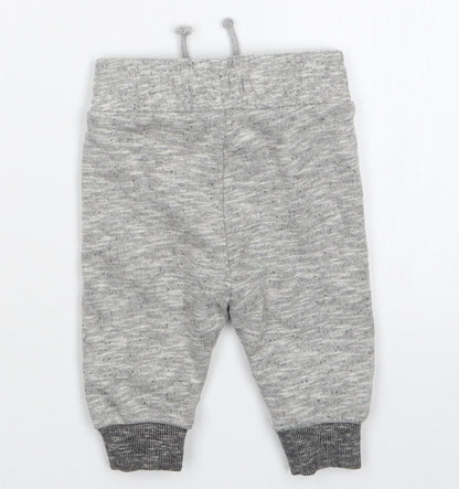Nutmeg Boys Grey   Jogger Trousers Size 3-6 Months