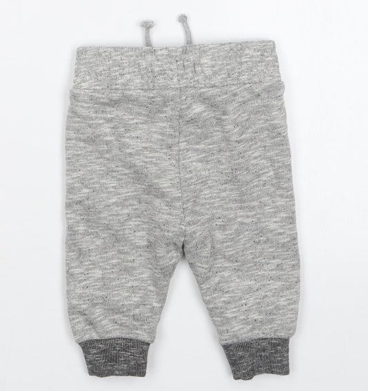 Nutmeg Boys Grey   Jogger Trousers Size 3-6 Months