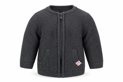 F&F Boys Grey  Knit Jacket  Size 3-6 Months