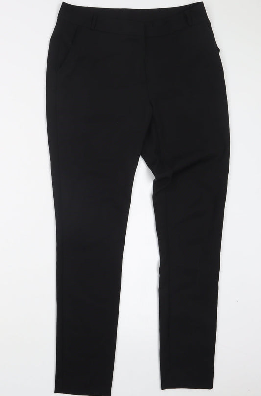 New Look Womens Black   Trousers  Size 10 L29 in