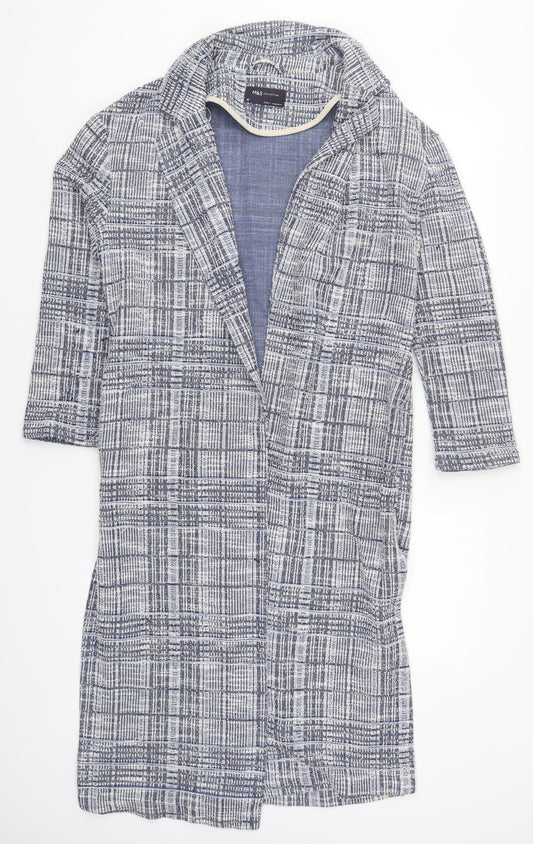Womens UK Size 10 Marks and Spencer Blue Cardigan Jumper