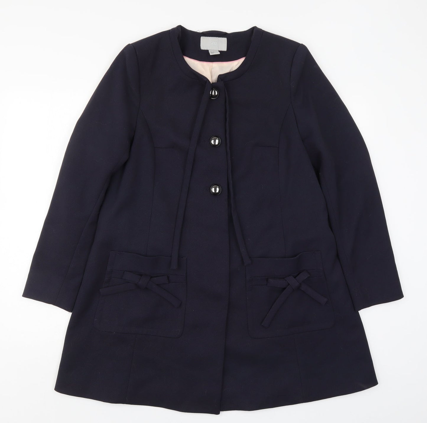 Womens UK Size 12 H&M Blue Jacket