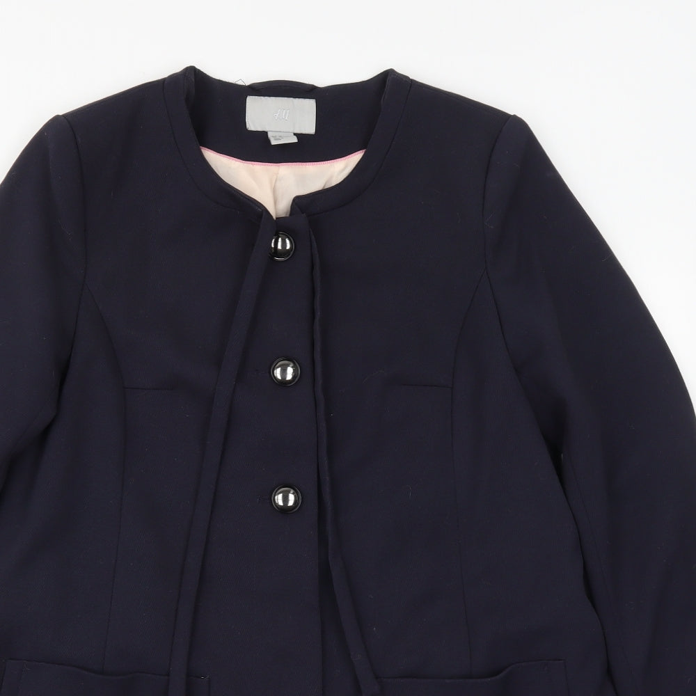 Womens UK Size 12 H&M Blue Jacket