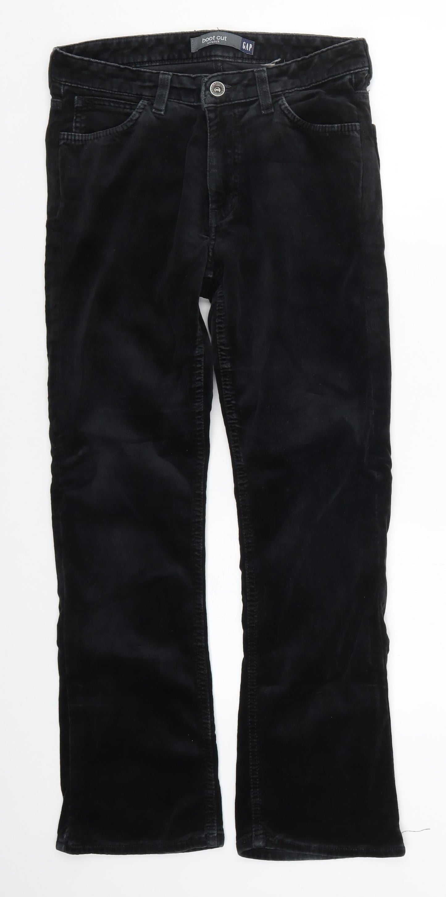 Womens UK Size 29 in Gap Regular Fit  Black Trousers