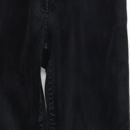 Womens UK Size 29 in Gap Regular Fit  Black Trousers
