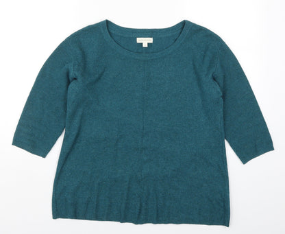 Womens UK Size S Monsoon Blue Pullover Jumper