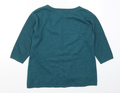 Womens UK Size S Monsoon Blue Pullover Jumper