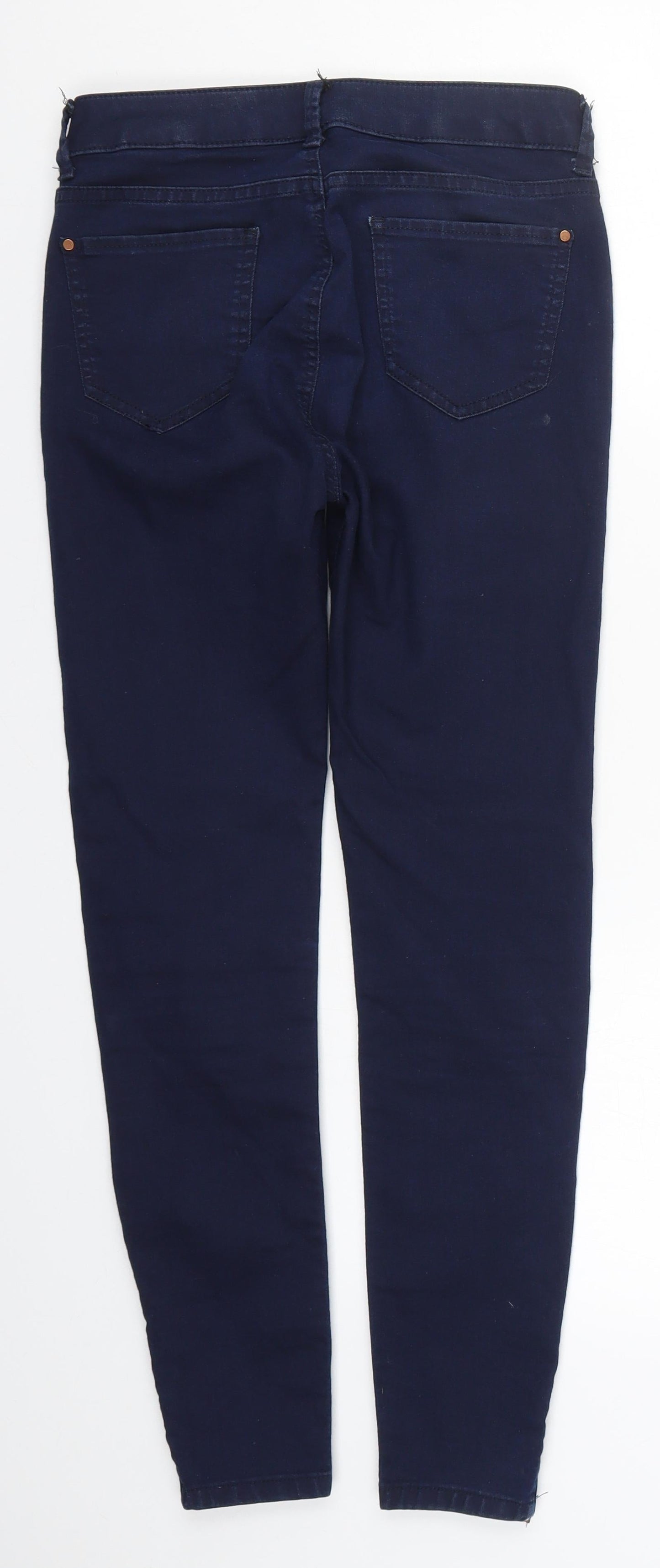 Womens UK Size 8 Marks and Spencer Regular Fit Skinny Blue Jeans